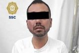 El detenido fue puesto a disposición ante la autoridad correspondiente, quien determinará su situación legal. Foto: SSC