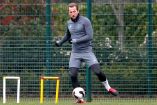 Harry Kane se recupera de su lesión mientra el el futbol está detenido. (Reuters)