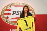 La portera del PSV, Cecilia Santiago, disputó cinco Mundiales y fue campeona con América en el Apertura 2018. (Foto de Instagram: @ceci_santiago).