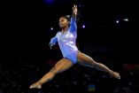 Simone Biles realizó un reto bastante complicado de lograr. (Reuters)