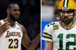 LeBron James y Aaron Rodgers criticaron la posrtura el mariscal de campo de los Santos de Nueva Orleans. (AP)