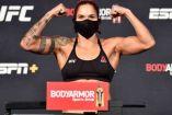 Amanda Nunes superó la báscula sin problemas previo al UFC 250. (Reuters)