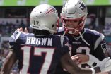 Antonio Brown y Tom Brady ya formaron dupla en los Patriotas. (Instagram: @ab)
