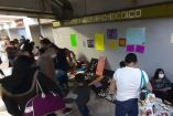Montan 'tianguis' en pasillos de estación Centro Médico del Metro
