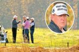 Con ropa cómoda y gorra con el lema que lo llevó a la Casa Blanca (Haz a Estados Unidos grande otra vez), Trump jugaba golf en Virginia cuando se enteró del resultado que beneficia a Joe Biden / Foto: AP y AFP