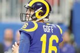 Jared Goff, quarterback de los Carneros, dice que en aquel Super Bowl se dio cuenta de lo bueno que es el coach Bill Belichick. Foto: AP