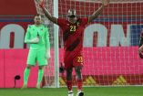 Michy Batshuayi marcó un doblete en la goleada belga ante Bielorrusia. (Reuters)