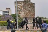 Encapuchados vandalizan Rectoría de UNAM y agreden a reporteros 