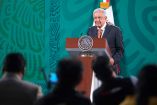 El presidente Andrés Manuel López Obrador durante su conferencia en Palacio Nacional. Foto: Especial