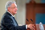 El presidente Andrés Manuel López Obrador durante su conferencia en Palacio Nacional. Foto: Presidencia