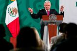 El presidente Andrés Manuel López Obrador durante su conferencia en Palacio Nacional. Foto: Cuartoscuro