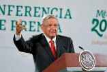 El presidente Andrés Manuel López Obrador durante su conferencia en Palacio Nacional. Foto: Presidencia