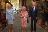 Isabel II recibe a Joe Biden en el Castillo de Windsor