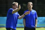 Frank De Boer reitera que, para el próximo encuentro en la Eurocopa, ante Austria, usará el mismo esquema, el 5-3-2 (Reuters)