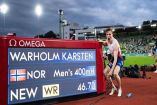 La marca anterior fue impuesta antes de que el noruego naciera / Fotos: Twitter @kwarholm y AP