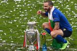 Leonardo Bonucci contribuyó al segundo campeonato europeo de Italia. (Reuters)