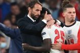 Gareth Southgate comprende la frustración de Bukayo Saka. (Reuters)