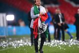 Roberto Mancini no ocultó su alegría tras conquistar la Eurocopa con Italia. (Reuters)
