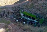 Autobús cae a precipicio en Bolivia; al menos 18 muertos