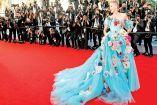 La actriz Sharon Stone utilizó un vestido de Dolce & Gabbana / Fotos: AFP