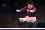 Alexa Moreno pierde la oportunidad de representar a México en final de Gimnasia Artística. (Foto: AFP).