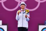 An San ganó tres oros olímpicos y rompió un récord en Tokio 2020 (Foto de Reuters)