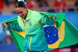 Rebeca Andrade ya suma dos medallas olímpicas en Tokio. (Foto: Reuters)