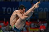 Rommel Pacheco pasó a las semifinales de trampolín de 3 metros (Foto de AFP)