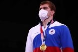 Musa Evloev reina en los 97kg de lucha grecorromana. (Reuters)
