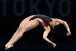 Alejandra Orozco pasó a semifinales de la prueba de los 10 metros (Foto de Reuters)
