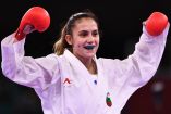 Ivet Goranova es la primera ganadora de oro en Karate Kumite (Foto de Reuters)