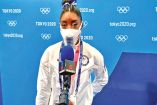 Imagen Televisión, emisora oficial, estuvo presente con las grandes atletas modernas como Simone Biles, siempre marcando pautas / Foto: Stephany Fuentes