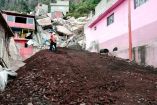 Alrededor de 500 toneladas de material ingresarán ingenieros especialistas a la zona cero en el cerro del Chiquihuite. Foto: Ángeles Velasco
