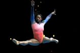 Simone Biles habló de su traumática experiencia en la gimnasia. (AFP)