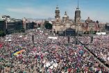 De acuerdo con el presidente Andrés Manuel López Obrador, el 1 de diciembre dará un mensaje en el Zócalo capitalino por sus 3 años de gobierno. Foto archivo: Cuartoscuro
