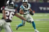 El corredor Christian McCaffrey no podrá jugar el duelo entre las Panteras y los Vikingos. (AP)