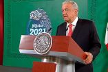El presidente Andrés Manuel López Obrador durante su conferencia en Palacio Nacional. Imagen: Captura de video