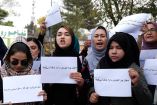 'El mundo nos mira morir en silencio', protestan afganas en Kabul