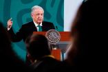 El presidente Andrés Manuel López Obrador durante su conferencia en Palacio Nacional. Foto: Presidencia