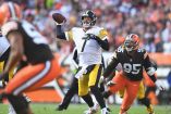 Ben Roethlisberger lanzó un pase de anotación en la victoria de Pittsburgh. (AFP)