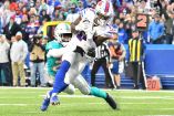 Stefon Diggs logró una de las anotaciones de los Bills de Buffalo. (Reuters)
