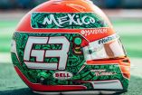 El casco especial de George Rusell para el Gran Premio de México (Foto tomada de @WilliamsRacing)