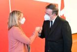 Ebrard agradeció a Mélanie Joly por su visita. Foto: @m_ebrard