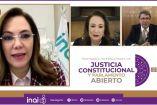 Durante el Seminario Internacional de Justicia Constitucional y Parlamento Abierto 2021/Inai