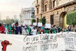 Los manifestantes se reunieron en Bellas Artes y caminaron a las oficinas del Gobierno de la CDMX. Foto: Juan Carlos Talavera