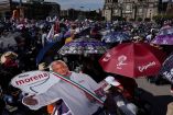 Así lució el Zócalo capitalino por el Tercer Informe de Gobierno del presidente Andrés Manuel López Obrador. Foto: Cuartoscuro