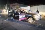 Un policía herido y destrozos a una patrulla fue el saldo que dejó una agresión de presuntos traficantes de hidrocarburo / Emmanuel Rincón
