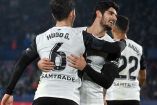Valencia se acerca a los primeros cuatro lugares de LaLiga española. (AFP)