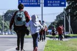 Primera caravana migrante de 2022 parte a EU desde Honduras