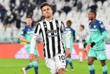 Paulo Dybala prefirió no celebrar su gol con la Juventus. (AFP)